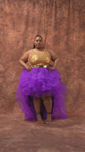 Load and play video in Gallery viewer, Royalty Hi low Skirt Set
