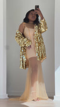 Load and play video in Gallery viewer, Sequins and Sheer Dress Set
