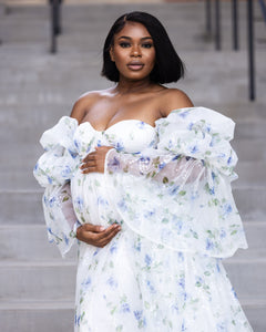 Blue Floral Dress