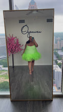 Load and play video in Gallery viewer, Custom made Sheer mini dropped waist overlay dress
