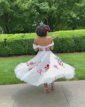 Load and play video in Gallery viewer, Custom Made Rose Garden Dress
