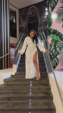 Load and play video in Gallery viewer, Custom Birthday Dress in White
