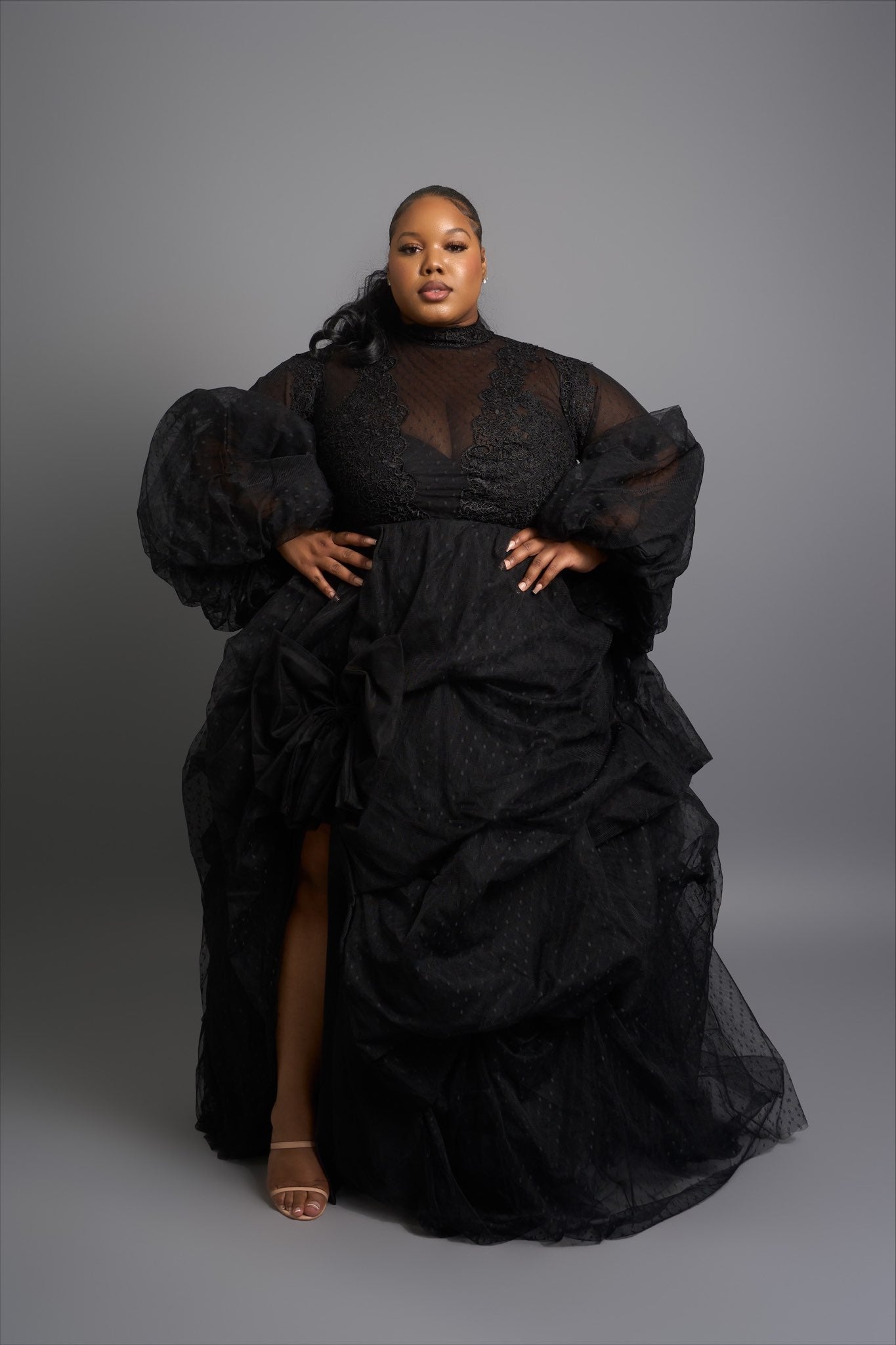black plus size lace dress 6 slit dress have in your wardrobe Black Halter CrissCross Cut Color:Light Blue/Silver