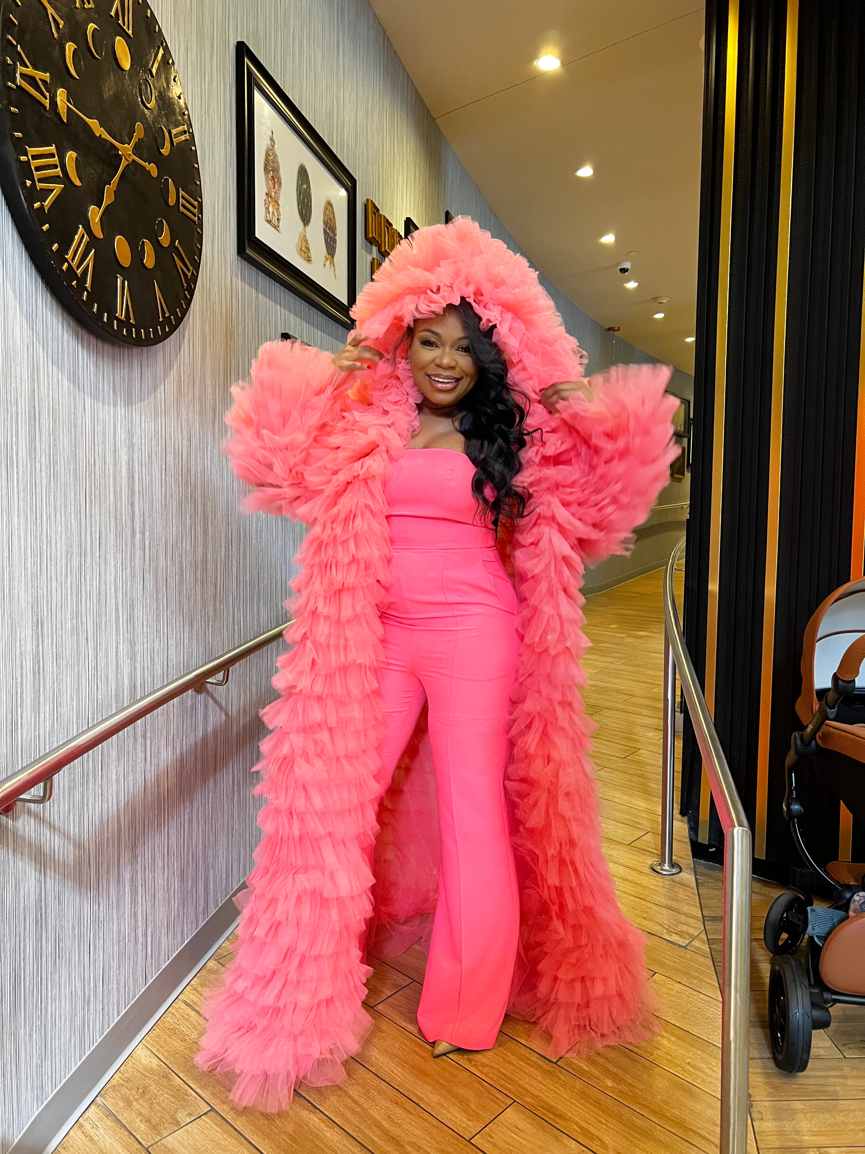 Custom Made Hooded Tulle Jacket – Oyemwen