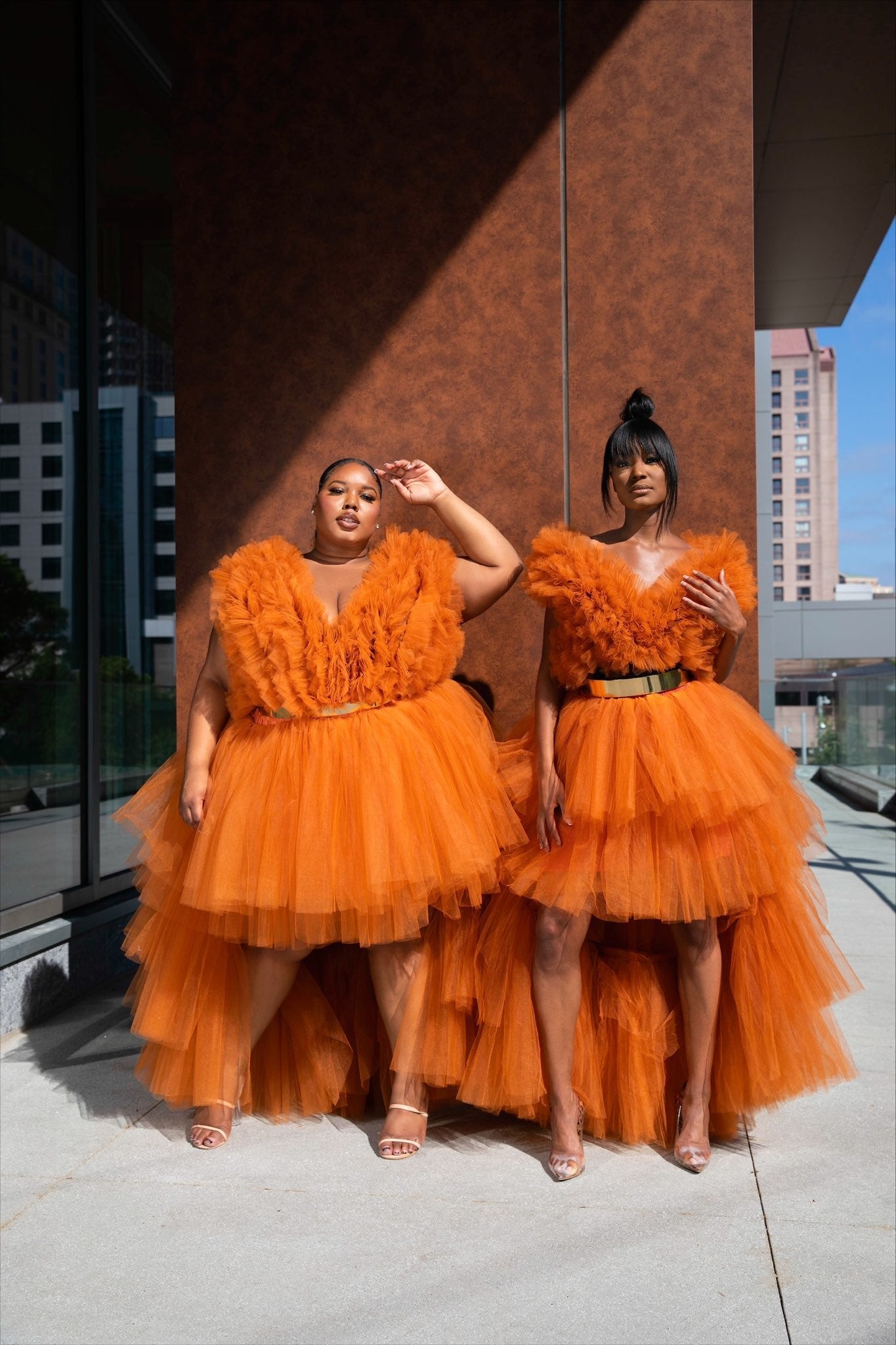 orange skirts and dresses Mention Maxi Skirt