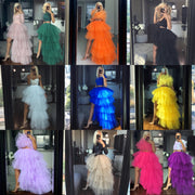 Custom Made Orchid Tulle Skirt