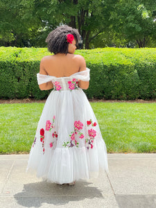 Custom Made Rose Garden Dress