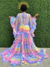 Load image into Gallery viewer, Candy Rainbow Tulle Robe
