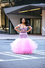Load image into Gallery viewer, Business in front, Party in the back mermaid tulle dress
