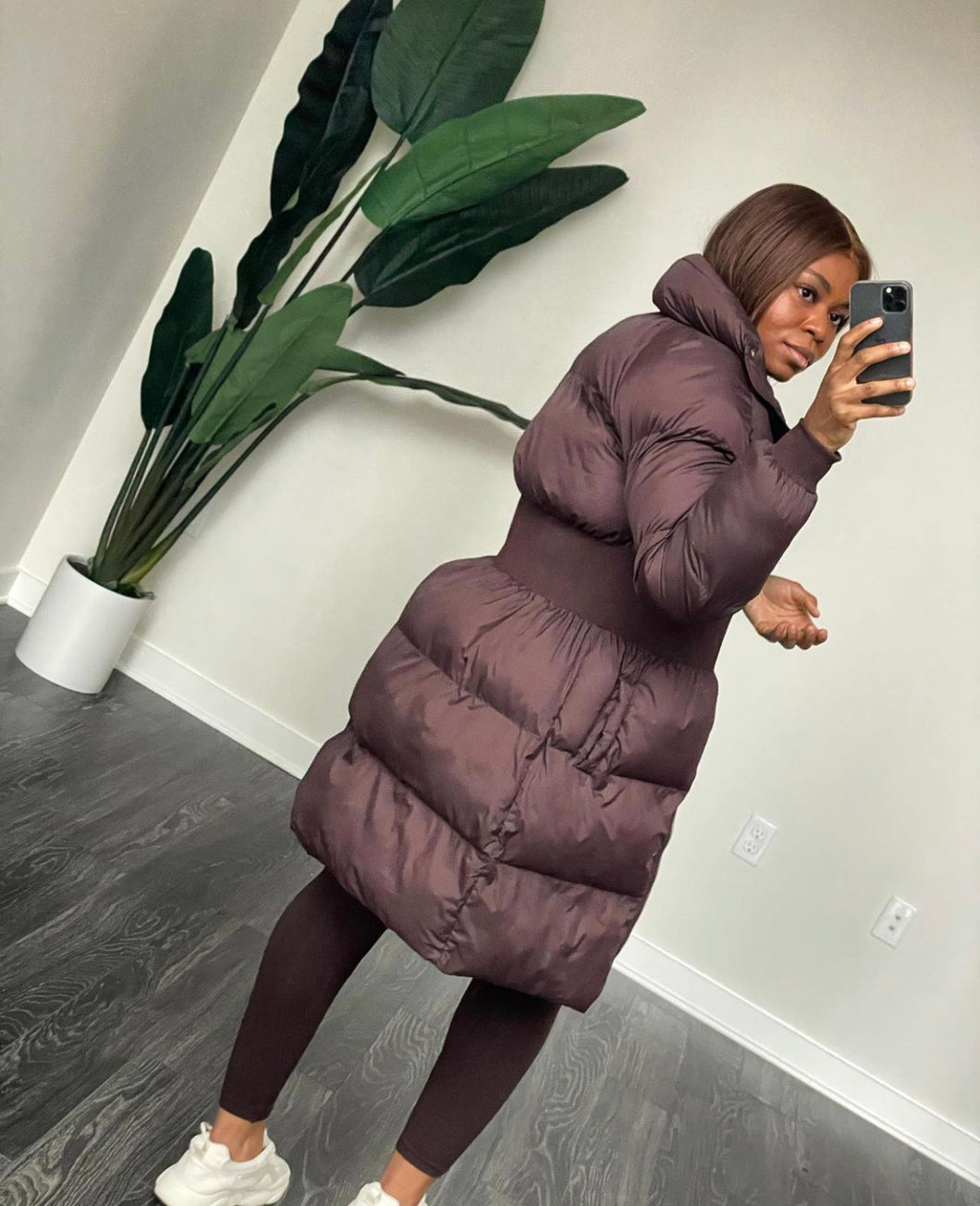 Chocolate Luxe Leisure Puffer