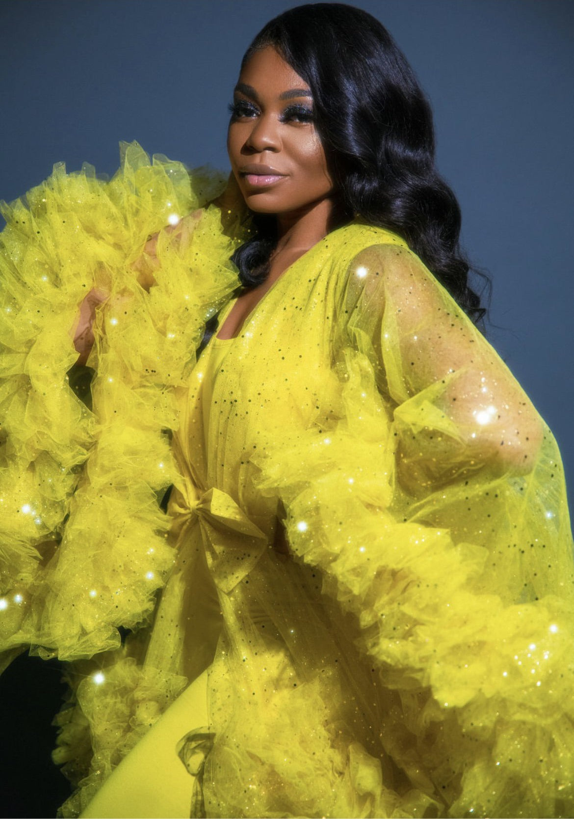Sparkle Tulle Robe – Oyemwen