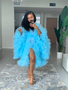 Custom made Mini Tulle Robe