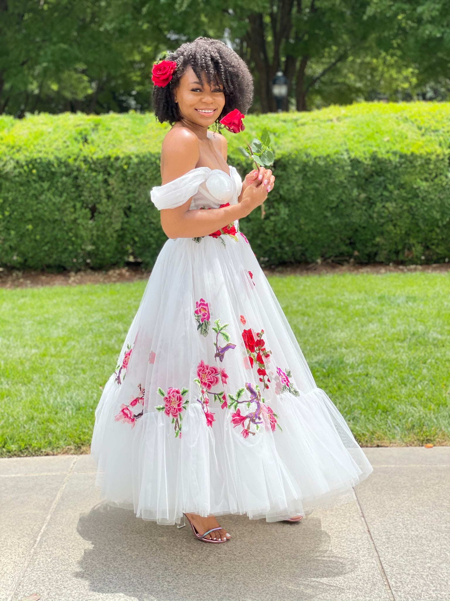 Custom Made Rose Garden Dress – Oyemwen