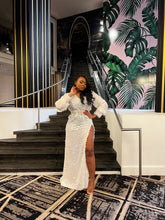 Load image into Gallery viewer, Custom Birthday Dress in White
